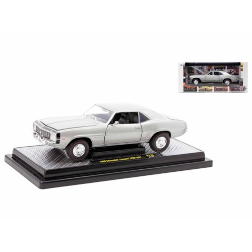 1969 Chevy Camaro Z/28 R/S Silver Metallic Limited Edition to 5250 Pieces Worldwide 1/24 Diecast Model Car by M2 40300-116A