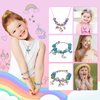 Bracelet Making Kit for Girls,Unicorn DIY Charm Jewelry Craft Set,Arts and Crafts for Kids Ages 8-12,Jewelry Making Supplies Beads,Jewelry Box Easter Birthday Gifts Ages 6 7 8 9 10 11 12 Year Old