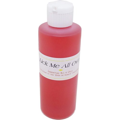 TCEShop Lick Me All Over Scented Body Oil Fragrance [Flip Cap - Red - 4 oz.] - ID#117179