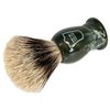 Parker King Size Pure Badger Bristle Shaving Brush – Brush Stand Included - Overszied 24mm 3-Band-Badger Brush Knot - Generates a Giant Lather