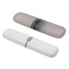 SUPVOX Portable Toothbrush Case Box Travel Capsule Oran Denture Care Container Travel Women Men 2pcs Black and Blue
