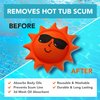 BubbyShine, Hot Tub Scum Absorber for Spa Hot Tub Cleaner - Hot Tub Accessories for Adults, Hot Tub Scum Sponge for Hot Tub Oil Absorbing Sponge for Hot Tub, Hot Tub Sponge Scum Remover, 2 Pack