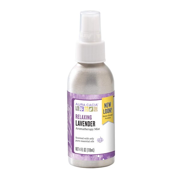Aura Cacia Relaxing Lavender Aromatherapy Room & Body Mist 4 Fl Oz