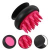 Healvian Silicone Scalp Massager Shampoo Brush, Hair Scrubber with Suction Cup Soft Adults Shower Brush Handheld Head Comb for Home Barber Shop