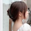 Fish Bone Hair Clips Claw Metal Black Hair Claws 1Pcs Fish Bone Shape Hair Jaw Clamps Hair Accessories Non-slips Hair Styling Catch Clips Hairpins for Women Thick or Thin Hair Decorations
