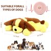 CZTNNZK Heartbeat Puppy Toy for Anxiety Relief, Dog Behavioral Aid Toy for Puppies Sleep Aid Separation Anxiety Soother,Newborn Puppy Sleep Aid Plush Toy,Plush Toys for Dogs.(Yellow)
