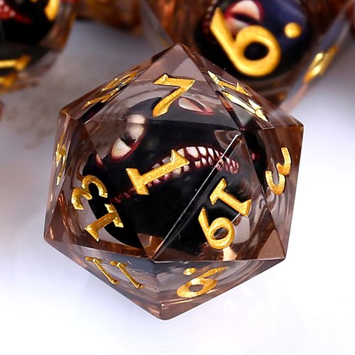 Maywin DND Dice Gift Set, Dragon Eye Dice,Dungeons and Dragons Dice Set for Role Playing Table Games