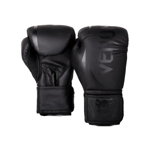 Venum Challenger 2.0 Boxing Gloves - for Kids - Black/Black, 6 oz