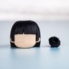 YMY Mini Size No Makeup Doll Head GSC 4cm Height Doll's Head Action Figure Doll Accessories（Black-Yule）