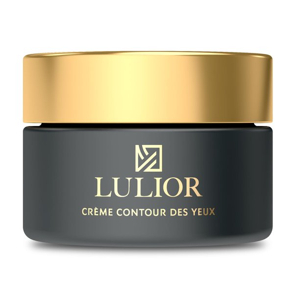 LULIOR Eye Contour Cream | Under Eye Cream for Dark Circles, Wrinkles, Puffiness & Bags Under Eyes | Vegan Collagen & Hyaluronic Acid | Hydrating Anti Aging Eye Cream for Men and Women | 15 ml