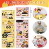 Construction Party Favors With Coloring Book,122Pcs Truck Party Supplies Including Coloring Books,Crayons,Wristband,Stamps,For Party Goodie Bag Fillers School Activity Supplies (Truck)