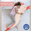 MaoGoLan Giant Axolotl Plush Stuffed Animal,Big Axolotl Plush Pillow Toy,Huge Stuffed Axolotl Body Pillow for Kids Adults,Christmas Birthday Valentine's Day Present Pink