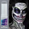 FOCALLURE Face Body Paint Stick,Eye Black Stick for Sports,Face Painting Kit Professional Hypoallergenic Foundation Makeup for Halloween Cosplay SFX Costume Party,Silver Scythe