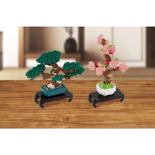 nanoblock - Culture - Bonsai Sakura, Sight to See Series Building Kit