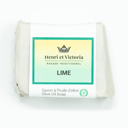 HENRI ET VICTORIA Lime & Olive Oil Soap For Men – Long-Lasting Scent With Nourishing Cocoa Butter & Moisturizing Castor Oil – Handmade, Men’s Natural Soap