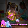 Glow Sticks Light Up Fidget Pop Tubes 18 Pack Glow in The Dark Party Supplies Toddler Sensory Toys, Glow Stick Party Pack Halloween Party Favors Goodie Bag Stuffers Christmas Return Gifts for Kids