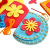 Serabeena Sew Your Own Purses - Sewing Kit for Kids - Felt Crafts for Kids - Sewing for Kids Ages 4-8 Plus - Felt Kit - Helps Develop Fine Motor Skills - DIY Kits for Kids with 6 Purses & Accessories