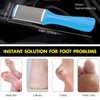 Kootinn 4 Pcs Pedicure Foot Files Callus Remover with Double Sided Feet Rasp for Dead Skin - Professional Foot Care Tools to Removes Hard Skin Corns for Dry and Wet Feet