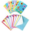 Hicdaw Kids Greeting Card Making Kit, 9Pcs Card Making Kits for Kids Thank You Card Kit DIY Handmade Card Making Supplies Art Crafts Crafty Set Teacher's Day Gifts