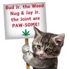 PAW:20 | Bud Jr. The Weed Nug and Jay Jr. The Joint Cat Toy Bundle | Funny Cat Toys | Cool Catnip Toys | Fun Novelty Gift | Play and Funny Photos | (2 Items)