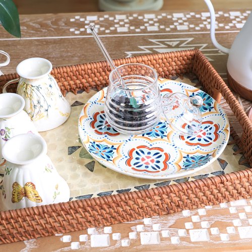 Ivolador Honey Jar, Glass Honey Pot with Dipper and Lid Glass Storage Container Dispenser for Home Kitchen Store Honey and Syrup