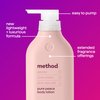 Method Body Lotion, Pure Peace, Rose Water, Peonies + Pink Sea Salt notes, 24 Hours of Moisture, 14 oz