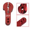 3PCS ShareGoo 25T Aluminum Servo Horns Arms M3 Threads Metal Steering Arm for RC Car Truck Buggy Airplane-Red