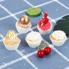 Caperci 500 Count Mini Cupcake Liners White Muffin Liners Greaseproof No Smell Small Cupcake Wrappers Baking Cups