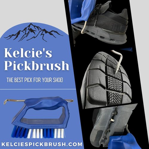 Kelcie's Pick Brush - Highly Efficient Boot & Shoe Cleaner for Multiple Uses - Cleans Boots and Footwear in Minutes - Hand Operated and Easy to Use