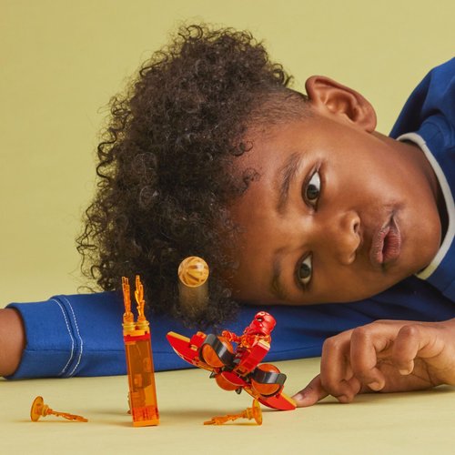 LEGO NINJAGO Kai’s Dragon Power Spinjitzu Flip 71777 Red Ninja Toy Building Set with Kai Minifigure; Gift for 6 Year Old Boys, Girls and Ninja Fans Who Love Buildable Action Figure Playsets