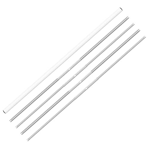 iPower 4-Pack 24'' Leaf Bowl Trimmer Replacement Stainless Cutting Blade, Spin Clean Cut Include 2 Serrated and 2 Straight Blades