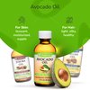 De La Cruz - Avocado Oil, Argan Oil and Jojoba Oil Bundle - 100% Pure and Natural Oils for Hair and Skin - 3 Bottles - 2 Fl OZ Each