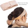 GOLRESOL Elastic Bands For Wigs, Wig Band for Wigs Edges Wrap to Lay Edges, Lace Melting Band for Keeping Wigs in Place, Wig Accessories, Wig Grip Headband to Keep Wig Grip No Slip (Nude, 2pcs)