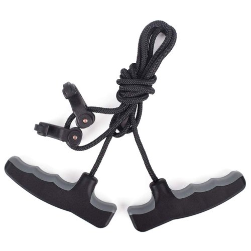 Archery World Crossbow Cocking Device Double Handle Crossbows Rope Cocker Aid Cocking String Tool (Black Rope)