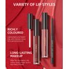 MAEPEOR All In One Lip Kit 3 In 1 Smooth Lipliner Lipgloss and Lipstick Set with Matte Velvet Liquid Lipstick Hydrating Moisturizing Lip Gloss and Creamy Lip Liner (Kit 12, Black Magic)