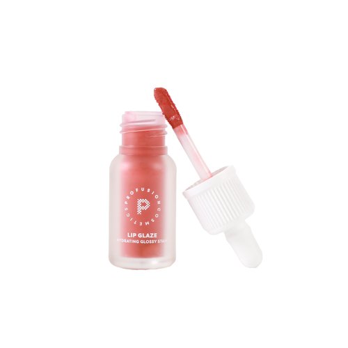 Profusion Cosmetics Hydrating Lip Stain - Vibrant Liquid Lipstick with Vitamins A & E - Long Lasting Glossy Finish with Non-Sticky Formula - 12 Stunning Shades (Cherry Glaze)