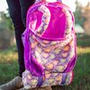 THE QUEEN'S TREASURES Doll Accessory,Purple Baby Doll Backpack Carrier and Doll Sleeping Bag, Compatible for use with 15 and 18 Inch American Girl Dolls. Doll NOT Included
