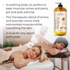 First Botany, Arnica Sore Muscle Massage Oil for Massage Therapy Natural Therapy Oil with Lavender, Mint, Chamomile Essential Oils, Collagen & Stem Cells, Therapeutic Oils for Body Massage Lotion 8oz
