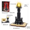 Lord of The Rings Castle Building Blocks Toys,Creator Architecture Dark Tower Magic Book Building Set, Best Choice for 12+ Boys, Girls or Adults.