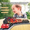 Train Building Blocks Sets STEM Model Toys Building Mini Bricks Kits with Train Tracks DIY Construction Educational Gift 578pieces for 8+ Kids (Steam)