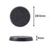 EasyPegs 28.5mm Textured Plastic Round Bases Wargames Table Top Games 120 Count