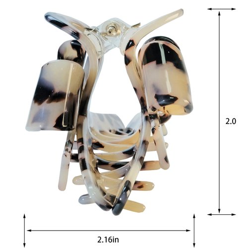 Ailiya Hair Claw Clips, French Hair Pin for Thick Hair Handmade, Girls Hair Claw Clips, Durable Fashional Hair Accessories for Women, Strong Hold No Slip Grip for Women and Girls