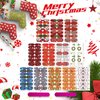 12 Sheets Christmas Nail Wraps Full Stickers Nail Polish Strips, DIY Self-Adhesive Nail Art Decals Santa Claus Xmas Tree Snowflake Pattern with 2 Piece Nail Files for Party Decor (168 Pieces)