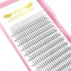 Premade Fans Eyelash Extensions Short Stem Premade Volume Eyelash Extensions 3D-D-0.07-12 Volume Lash Extensions Pre made Lash Fans C D Curl .07 .10(3D-D-0.07,12mm)