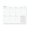 Notsu Weekly Planner Notepad | Sunday Start Weekly Calendar Pad Tear Off, 50 Undated Pages