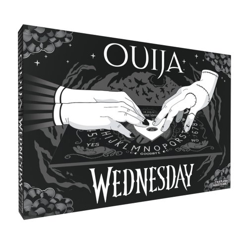 Ouija: Wednesday | Inspired by The Popular Original Series Wednesday | Collectible Classic Ouija Board Game | Officially Licensed Game and Merchandise | Glow in The Dark Board | 2-4 Players, Ages 8+