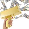 Sopu Make it Rain Money Gun Paper Playing Spary Prop Cash Gun Party Supplies (Metallic Gold)