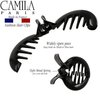 Camila Paris CP3294 French Hair Clip for Women, Girls Round Fish Hair Claw Clips Ponytail Holder Fashion Durable and Styling Hair Accessories for Women, Strong Hold No Slip Grip, Made in France