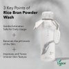 House of Dohwa Rice Bran Powder Wash | Mild Exfoliating Face Wash for Sensitive Skin | Vegan Enzyme Face Scrubber & Exfoliator for Sebum Control – Product of Korea | 60 g (2.1 oz)
