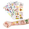 96 PCS Future Teacher Day Temporary Tattoos Stickers Themed Birthday Party Decorations Supplies Favors Decor Cute Quote Tattoo Sticker Gifts for Teachers Kids Girls Boys School Rewards Prizes Carnival